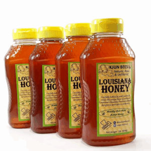 Four (4) 1lb bottles of Louisiana Honey (Tangipahoa Parish). Shipping INCLUDED in the price already!